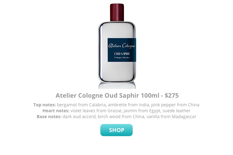 Perfume Review Atelier Cologne Oud Saphir Cologne Absolue